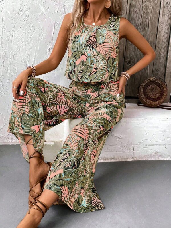Set Veraniego Boho para Mujer: Top sin Mangas y Pantalón Ancho - Image 26
