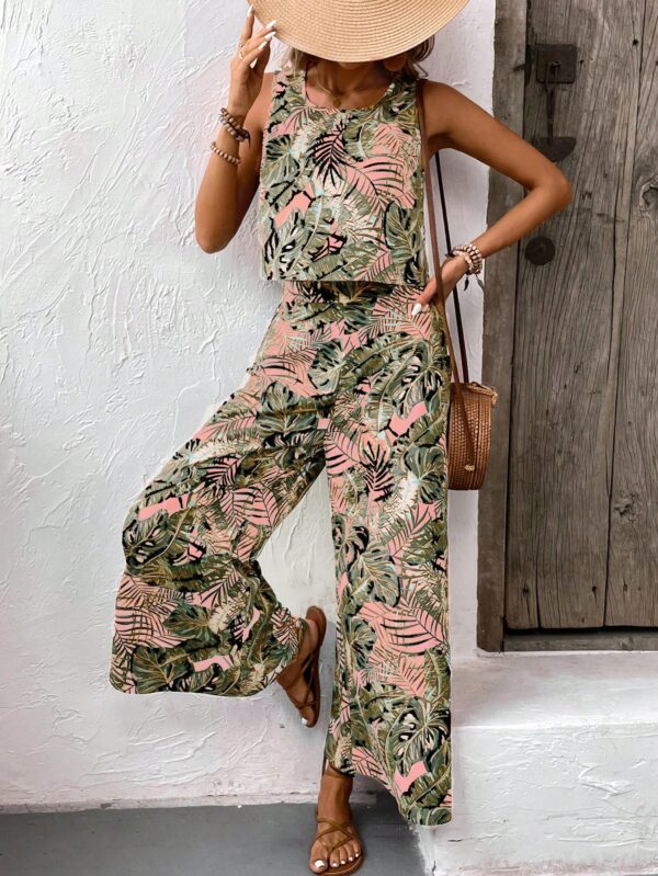 Set Veraniego Boho para Mujer: Top sin Mangas y Pantalón Ancho - Image 27