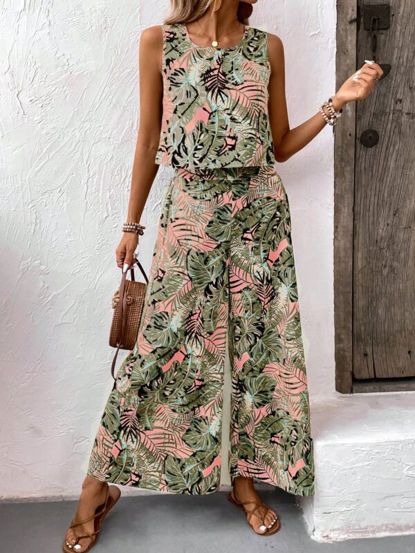 Set Veraniego Boho para Mujer: Top sin Mangas y Pantalón Ancho - Image 28
