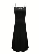 Vestido Sirena Espalda Descubierta con Tirantes Finos