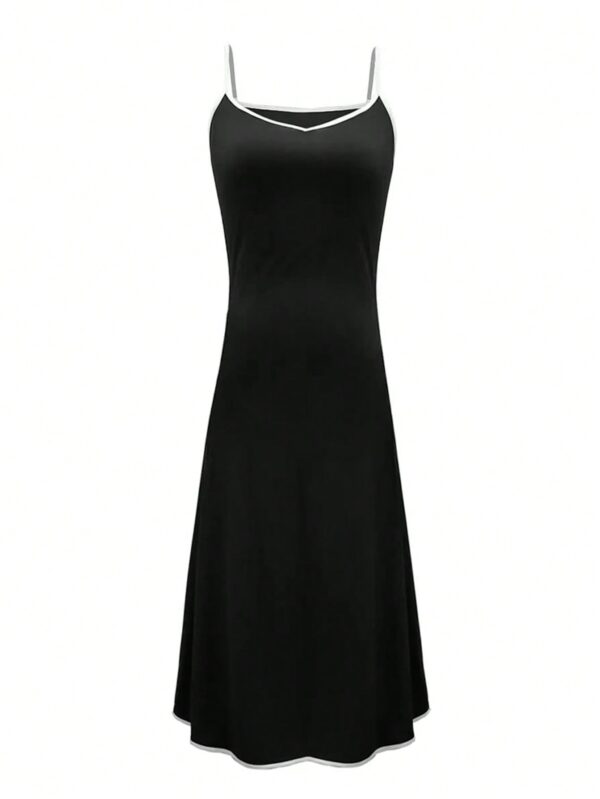 Vestido Sirena Espalda Descubierta con Tirantes Finos - Image 13