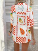 Conjunto Veraniego Bohemio de Blusa y Shorts con Estampado Floral