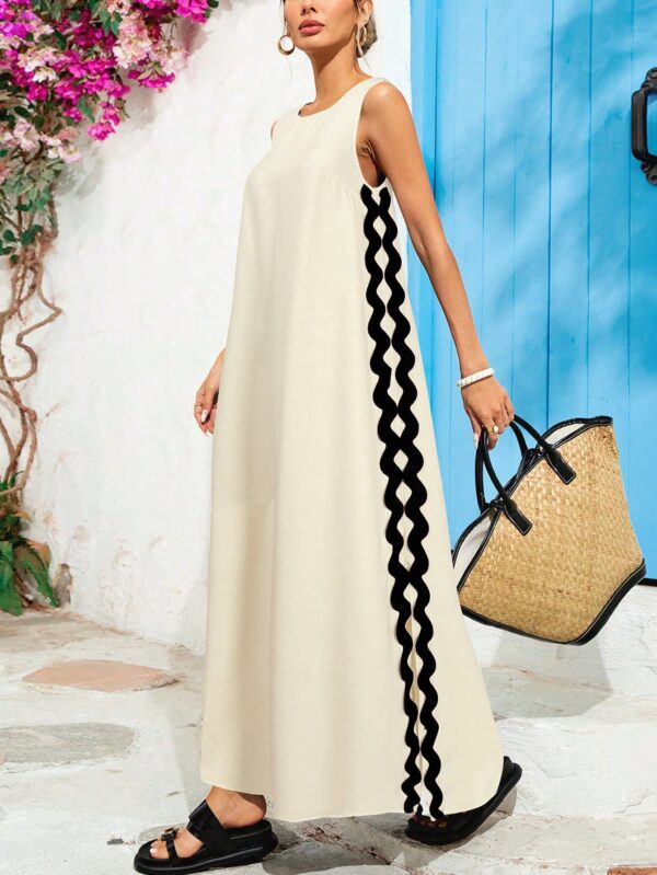 Vestido Largo de Encaje Soluble y Espalda Descubierta - Image 15