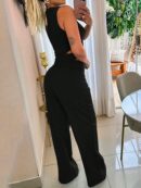 Set Coordinado Elegante de Camisola y Pantalón con Botones