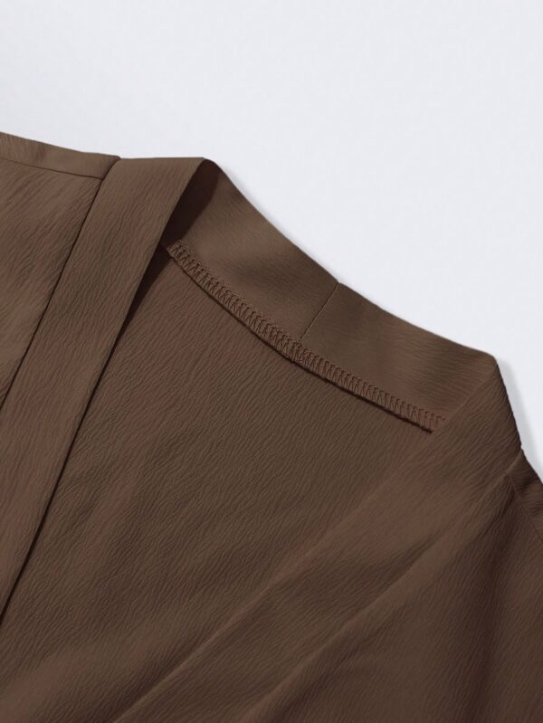 Set Casual de Pantalón Ancho y Top con Lazada Frontal - Image 4