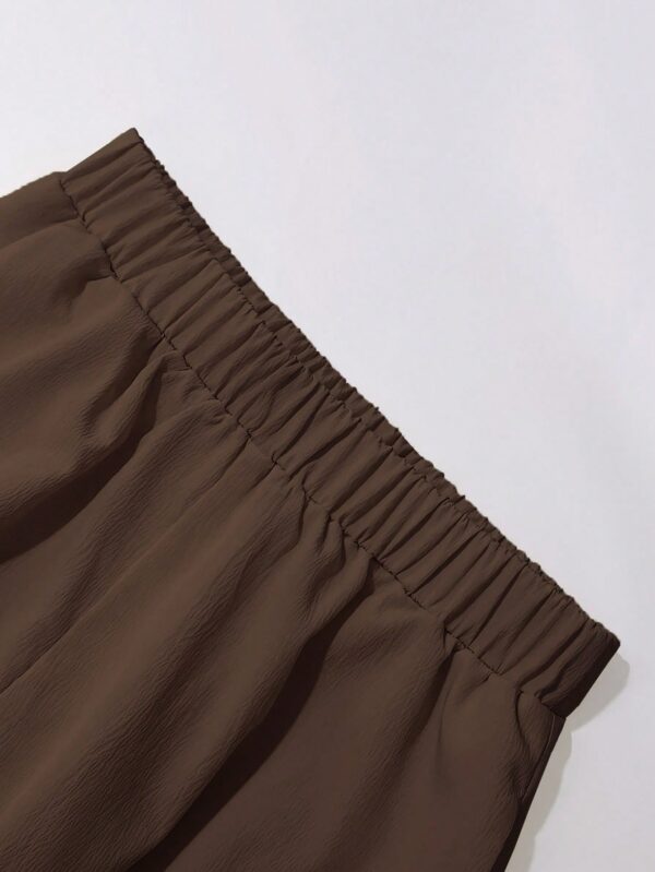 Set Casual de Pantalón Ancho y Top con Lazada Frontal - Image 5