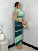 Vestido Largo Asimétrico Elegante Ajustado