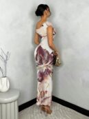Vestido Largo Asimétrico Elegante Ajustado