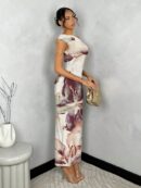 Vestido Largo Asimétrico Elegante Ajustado
