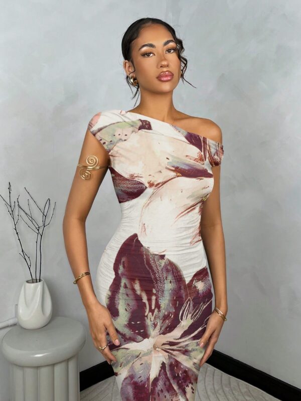 Vestido Largo Asimétrico Elegante Ajustado - Image 15