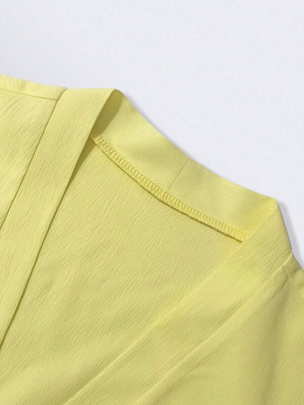 Set Casual de Pantalón Ancho y Top con Lazada Frontal - Image 11