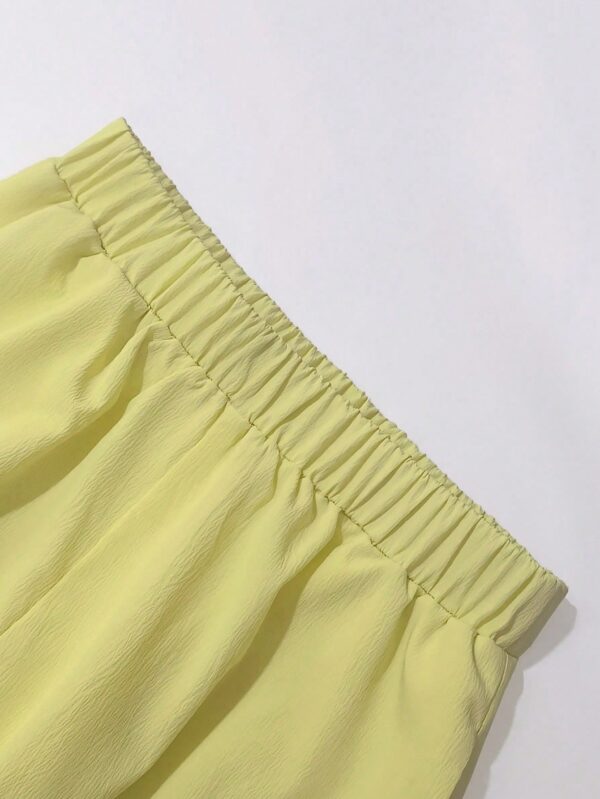 Set Casual de Pantalón Ancho y Top con Lazada Frontal - Image 13