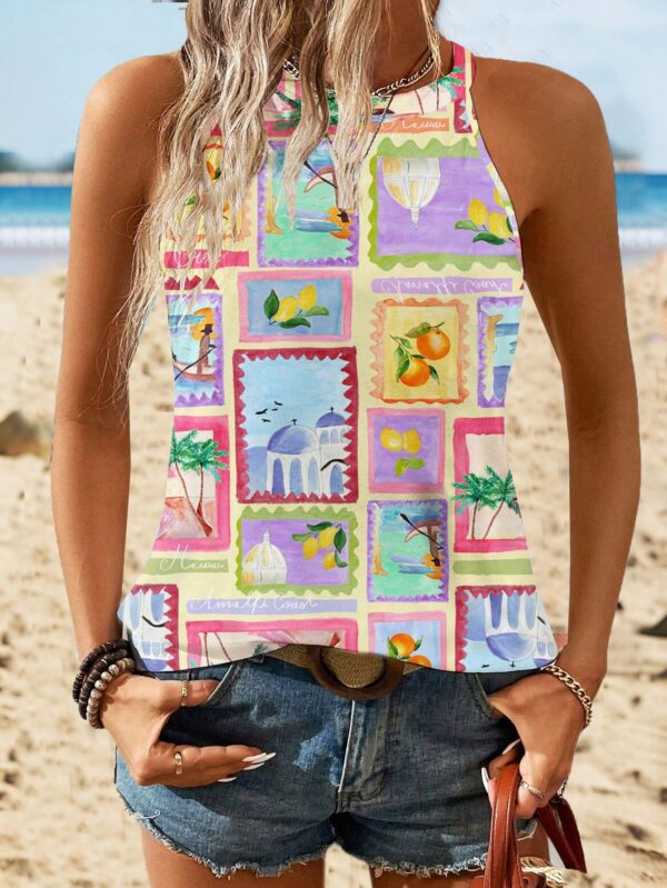 Top de Verano a Rayas con Cuello Halter - Image 59