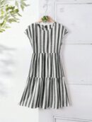 Vestido Casual Estampado Geométrico de Verano