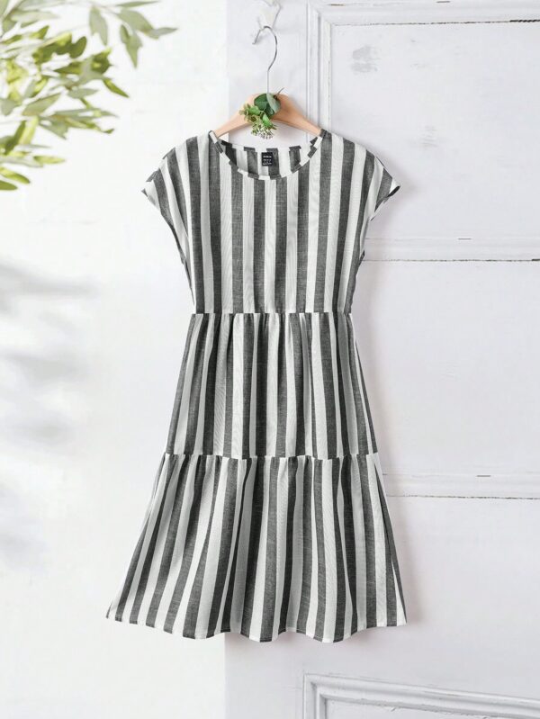 Vestido Casual Estampado Geométrico de Verano - Image 15