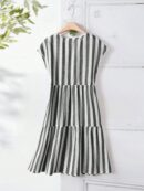 Vestido Casual Estampado Geométrico de Verano