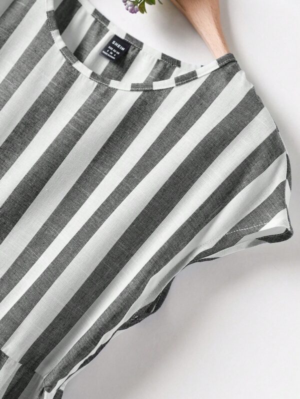 Vestido Casual Estampado Geométrico de Verano - Image 17