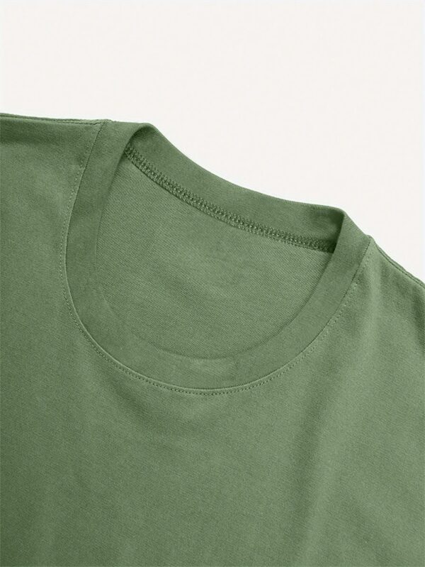 Camiseta Casual con Estampado de Limones y Cuello Redondo - Image 47