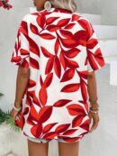 Conjunto Veraniego Casual de Short y Cárdigan Estampado Floral