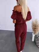 Mono Casual de Mujer con Manga Corta y Hombros Descubiertos