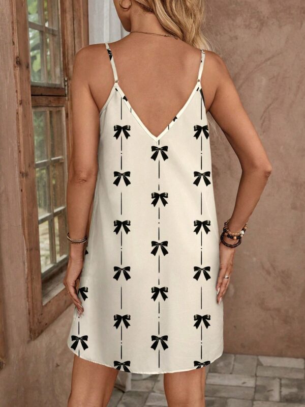 Vestido Mini Casual con Estampado Floral y Tirantes Espaguetis - Image 39