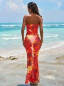 Set dos piezas Bandeau Bodycon estilo playero
