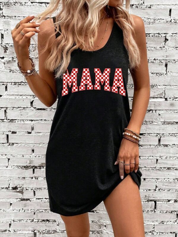 Vestido Bodycon sin Mangas con Estampado de Moda - Image 46
