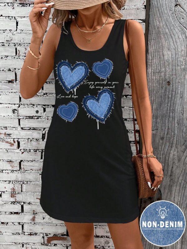 Vestido Bodycon sin Mangas con Estampado de Moda - Image 42