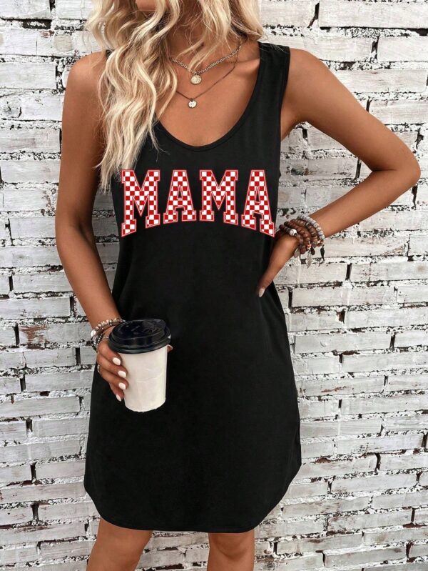 Vestido Bodycon sin Mangas con Estampado de Moda - Image 47