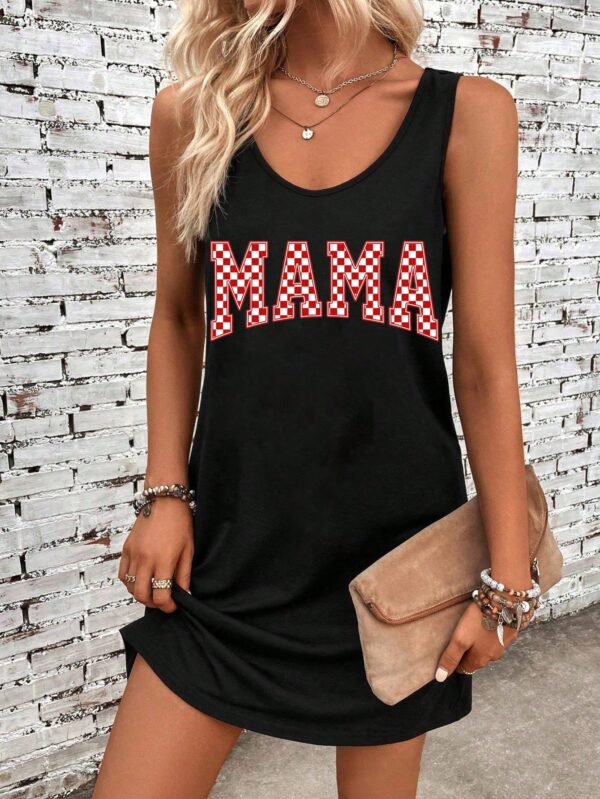 Vestido Bodycon sin Mangas con Estampado de Moda - Image 49