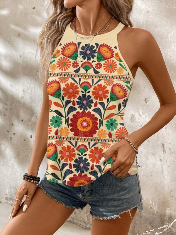 Top de Verano a Rayas con Cuello Halter - Image 66