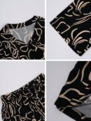 Conjunto Veraniego Bohemio de Blusa y Shorts con Estampado Floral