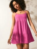 Vestido Casual Sin Espalda con Tirantes Finos