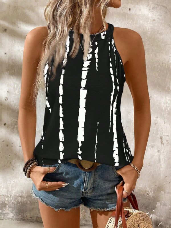 Top de Verano a Rayas con Cuello Halter - Image 19