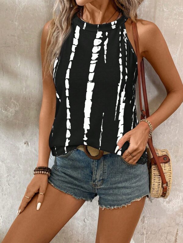 Top de Verano a Rayas con Cuello Halter - Image 22