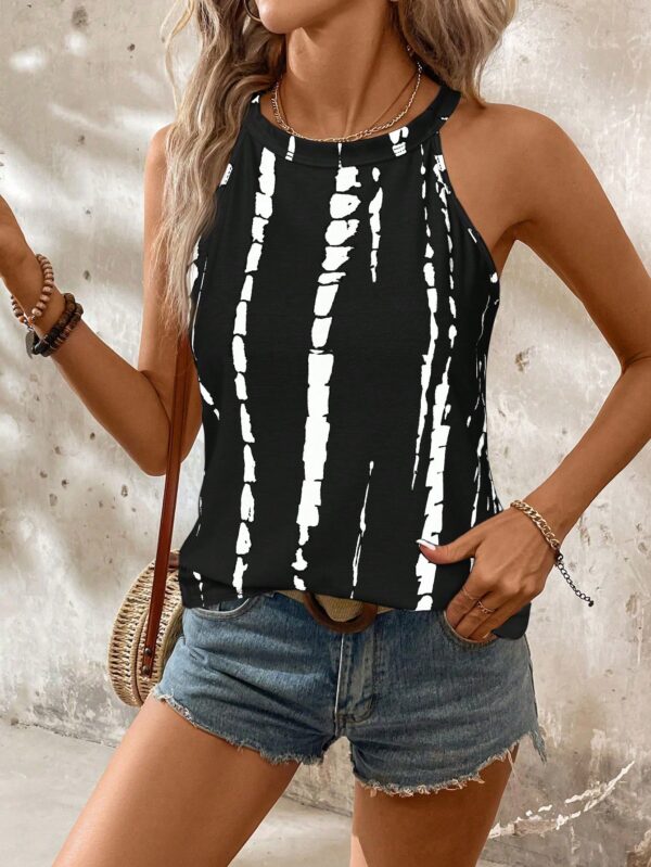 Top de Verano a Rayas con Cuello Halter - Image 23