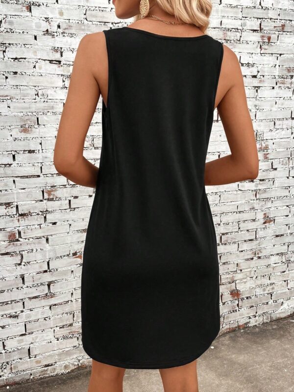 Vestido Bodycon sin Mangas con Estampado de Moda - Image 55